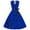 Blue, variant on YWDJ 80s Prom Dress for Women Costume Plus Size Vintage Retro V-Neck Sleeveless Print Evening Party Prom Swing Dress Spring Summer Dresses for Women 2023 Blue L