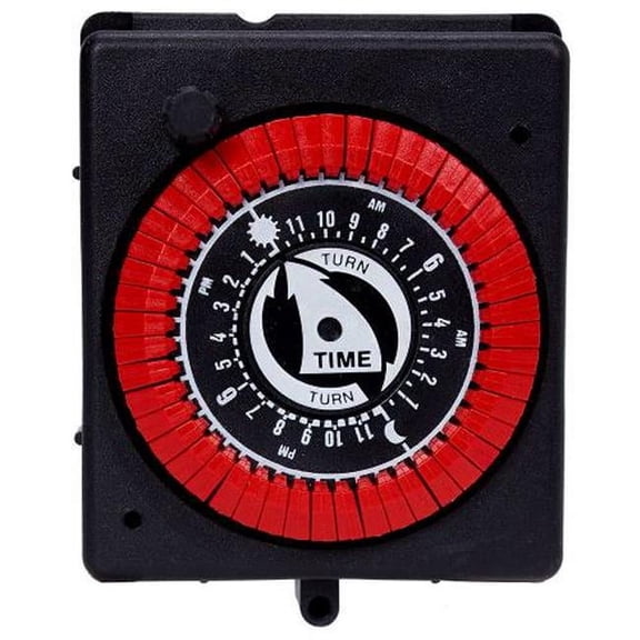 Intermatic PB913N66 24-Hour Panel Mount Timer with Manual Override
