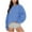 Blue, variant on Lovskoo Sweatshirt for Women Trendy Casual Long Sleeve Round Neck Ladies Loose Sweatshirt Tops Blouse Orange
