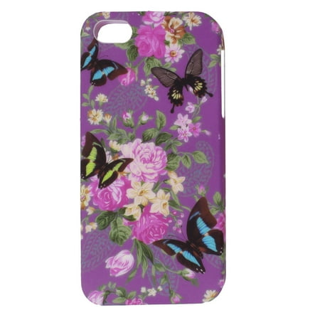 Unique Iphone Case Covers Unique Bargains Butterfly Paisley Floral TPU Soft Plastic Case Cover for iPhone 5 5G 5th Gen ()