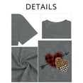 thumbnail image 3 of XCHQRTI Love Shirts for Womens Plus Size Graphic Tshirt Short Sleeve Valentine's Day Tee Oversized Casual Summer Tops, 3 of 9