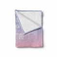 thumbnail image 2 of Adventure Soft Flannel Fleece Throw Blanket, Ethereal View of Kawah Ijen Crater in Indonesia Scenic Misty Land, Cozy Plush for Indoor and Outdoor Use, 50" x 60", Pale Pink Tan Pale Blue, by Ambesonne, 2 of 6