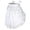 White, variant on DOVACKA Women's Cute Retro Vintage Half Waist Apron with Pockets, Ruffle Maid Apron for Cooking Kitchen