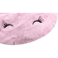 thumbnail image 5 of Little Girls Colorful Rainbow Plush Fanny Pack Glitter Rabbit Crossbody Waist Pack, 5 of 7