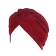 thumbnail image 4 of Fgnfyis WomenâS Turbans Knot Tied Bonnet Cap, Headwraps Hats with Forehead Folds - Hats for Women, 4 of 4
