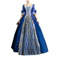 thumbnail image 1 of 2025 Robe pour Femmes Style Rétro Robe Médiévale Courte Couleur Unie Manches Trompette Vêtements pour Hommes Gothique Longue Robe de Princesse, 1 of 6