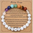 thumbnail image 4 of Top-kevin Healing Crystal Bracelets for Women Natural Stone Beaded Bracelet Protection Anxiety Spiritual Stretch Bracelet for Women Men, 4 of 17