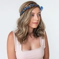 thumbnail image 3 of Madison Braids Women's Braided Headband Hair Braid Hair Piece Extension - Lacey Two Strand - Ashy Highlighted, 3 of 4