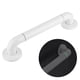 thumbnail image 3 of Acero inoxidable 304 + ABS Pasamanos para bañera Barra de mano de seguridad Accesorio de baño 39 cm Blanco, 3 of 8