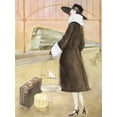 thumbnail image 2 of Reynolds, Graham 25x32 White Modern Wood Framed Museum Art Print Titled - Vintage Lady II, 2 of 4
