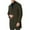 Army Green, variant on Men's Single Breasted Long Sleeve Wool Blend Overcoat Classic Notched Lapel Formal Business Outerwear Jacket Army Green L