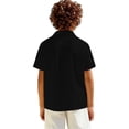 thumbnail image 5 of Toddler Boys Summer Clothes Short Sleeve Button Down Dress Shirts Kids Collar Plain School, 5 of 8