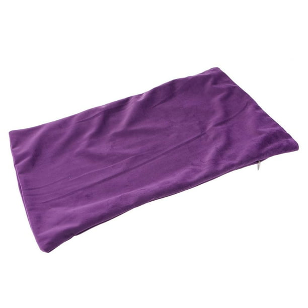 Funda de almohada de terciopelo suave Yotijar 12x20 pulgadas Morado oscuro