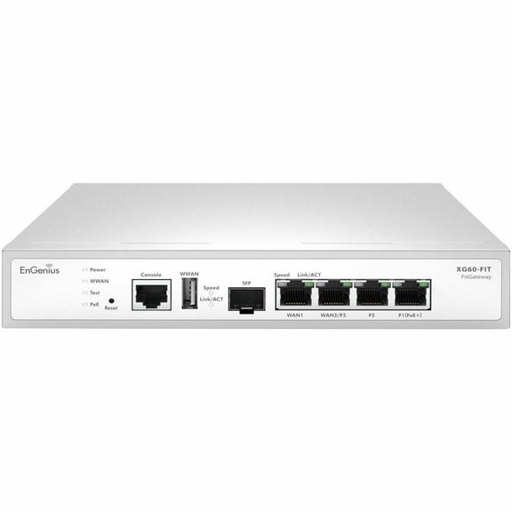 EnGenius FitXpress 4-Port Gig PoE Dual-Core 2.1GHz Router XG60-FIT