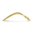 thumbnail image 2 of 14K Yellow Gold Ring Band Fashion Closed Back Chevron Shaped, Size 7, 2 of 4