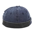 thumbnail image 1 of Gorros de gorrita tejida unisex Gorros de con estilo Ligero Ocio Estilo vintage Sombrero de cúpula enrollada Suave y ajustable Crimping para D Salvador sombrero sin ala, 1 of 10