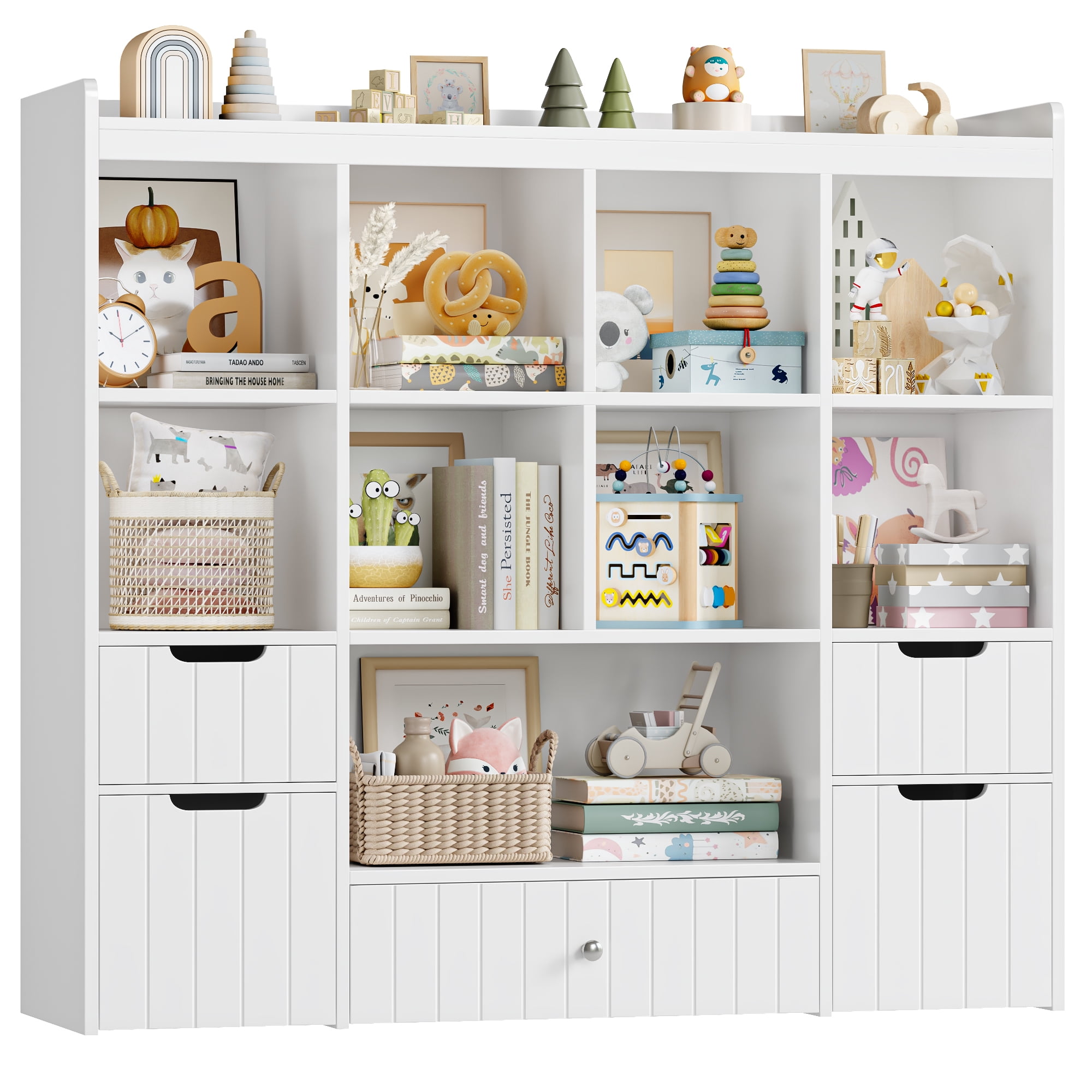Homfa Kids Toy Storage Organizer with Cubby, Kids Toy Storage