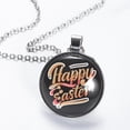thumbnail image 2 of Easter Elegant Glass Circular Pendant Necklace Jewelry, 2 of 5