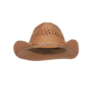 6544 Men\'s Western Cowboy Hat，women Straw Cowgirl Hat，faux Suede Men main image 3