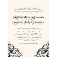 Wedding Invitations Product Image Scroll Standard Wedding Invitation