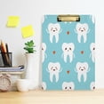 thumbnail image 5 of Coolnut Cute Cartoon Teeth Clipboard 9 x 12.5 Inches | Decorative Clipboard for School, Office, Nurse, Art, Business | Clipboard with Low Profile Silver Clip, 5 of 7