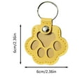 thumbnail image 5 of Pet Memorial Keychain Keepsake Handmade Leather Pet Hair Holder for Decorating Home Living Room, 5 of 5