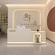 thumbnail image 3 of Mobile Bar Reception Desks Store Beauty Wooden Information Cabinet Nails Hotel Reception Desks White Bureau Meuble Furniture My Lux Decor Round, 3 of 6