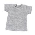 thumbnail image 1 of TISHITA 1/6 Female Action Figure Short T Shirt Easy to Wear Practical Female Clothes Gray, 1 of 8
