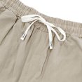 thumbnail image 5 of Akiihool Jogger Men Mens Loose Pant Elastic Waist Trouser Yoga Pant Khaki,M, 5 of 9