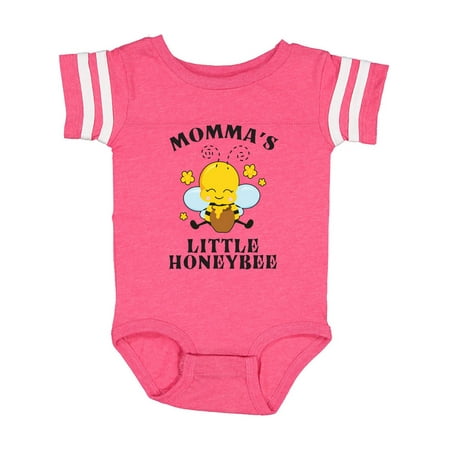 

Inktastic Cute Bee Momma s Little Honeybee with Stars Gift Baby Boy or Baby Girl Bodysuit