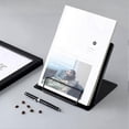 thumbnail image 5 of Estantería metálica plegable y ajustable para libros, soporte de lectura para iPad, tableta, recetas y escritorio, con 6 ángulos ajustables, 20 x 19 cm., 5 of 5