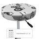 thumbnail image 4 of Balery Gray Tractor Fundas de asiento para taburete de bar redondo de tela de terciopelo ajustables que protegen de arañazos y manchas para sillas de 14 a 17 pulgadas.-12 inch, 4 of 7