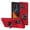 Red, variant on Kryonix for Motorola Moto Edge 50 Fusion Case with Wallet Card Holder [Store 2 Cards] 360° Magnetic Rotated Ring Kickstand,Armor Shockproof Case,Military Grade Heavy Duty Protection Cover,Black