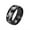 Black, variant on Women Men's Animal Bird Tree Branch Stainless Steel Ring Band Personalized Jewelry for Engagement Wedding Black Size 6