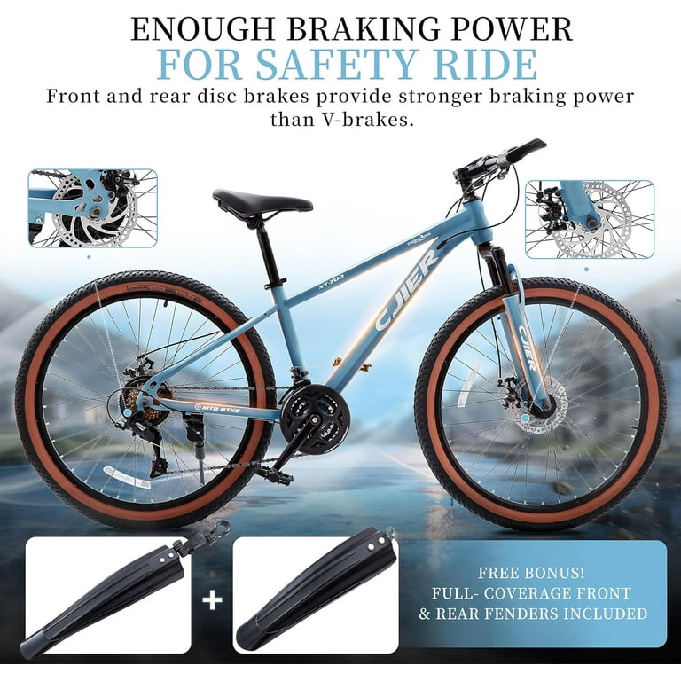20 inch Kids Mountain Bike, DEYGIA 21 Speed MTB with Internal