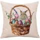 thumbnail image 2 of Holeider Christmas Pillowcases, Set of 4 Cotton Linen Print Pillowcases, 2 of 5