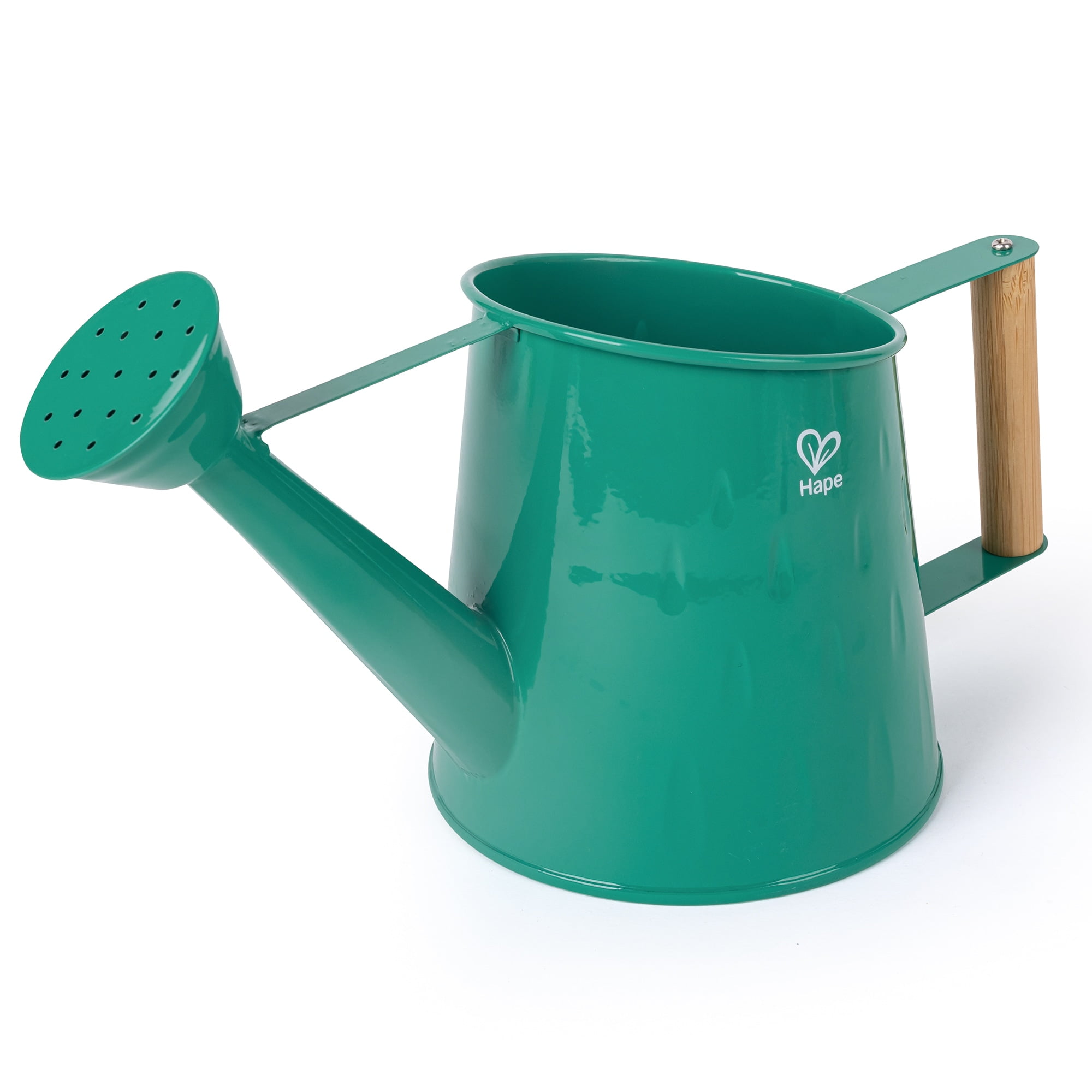 Hape: Nature Fun - Gardening Tool Set - Green 6pc Set, Bamboo & Metal, Water Can & Tools, Sturdy Enough To Use In The Garden, Outdoor Toy, Kids Age 4+
