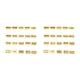 thumbnail image 4 of Guardurnaity Dijes de llavero exquisitas letras creativas accesorio de joyería decoraciones colgantes hacer colgante de adorno para artesanías Dorado 20 Teile 2piezas Guardurnaity CBP332776, 4 of 5