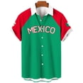 thumbnail image 3 of Camisas con estampado 3D de banderas de países para hombres, ropa de moda, blusas gráficas de nación simples, ropa de calle, blusas de vacaciones de manga corta para hombres, 3 of 4