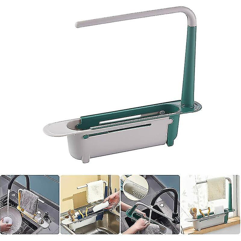 Sink Storage Rack Telescopic Sink Shelf Telescopic Sink Organizer Dish Rack Sink Tray Telescopic Sink Rack Walmart