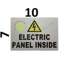 thumbnail image 2 of Electrical Panel Inside Sign (Reflective !!, Aluminium-Rust Free,White, Size 7X10) (ref-2201), 2 of 5
