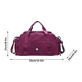 thumbnail image 3 of AnuirheiH Sport Gym Bag Travel Duffel Bag with Dry and Wet Compartment,Large Capacity Travel Gym Bag with Independent Shoes Compartment for Women/Men, 3 of 3