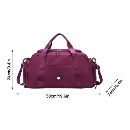 

Buodes Large Capacity Travel Fitness Bag Light And Comfortable Dry And Wet Separation Independent Shoes Fitness Bag