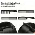 thumbnail image 2 of FastBiu Combs, Wide Tooth Combs Rat Tail Fine Tooth Hair Comb, Barber Styling Curly Parting Combs Set for Men and Women, Braiding Cutting Combs, 2 of 4