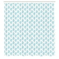 thumbnail image 3 of Ambesonne Blue Paisley Shower Curtain, Tear Drop Shapes Art, 69"Wx75"L, White Sky Blue, 3 of 5