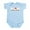 Sky Blue, variant on CafePress - I Love Amsterdam Infant Bodysuit - Baby Light Bodysuit, Size Newborn - 24 Months