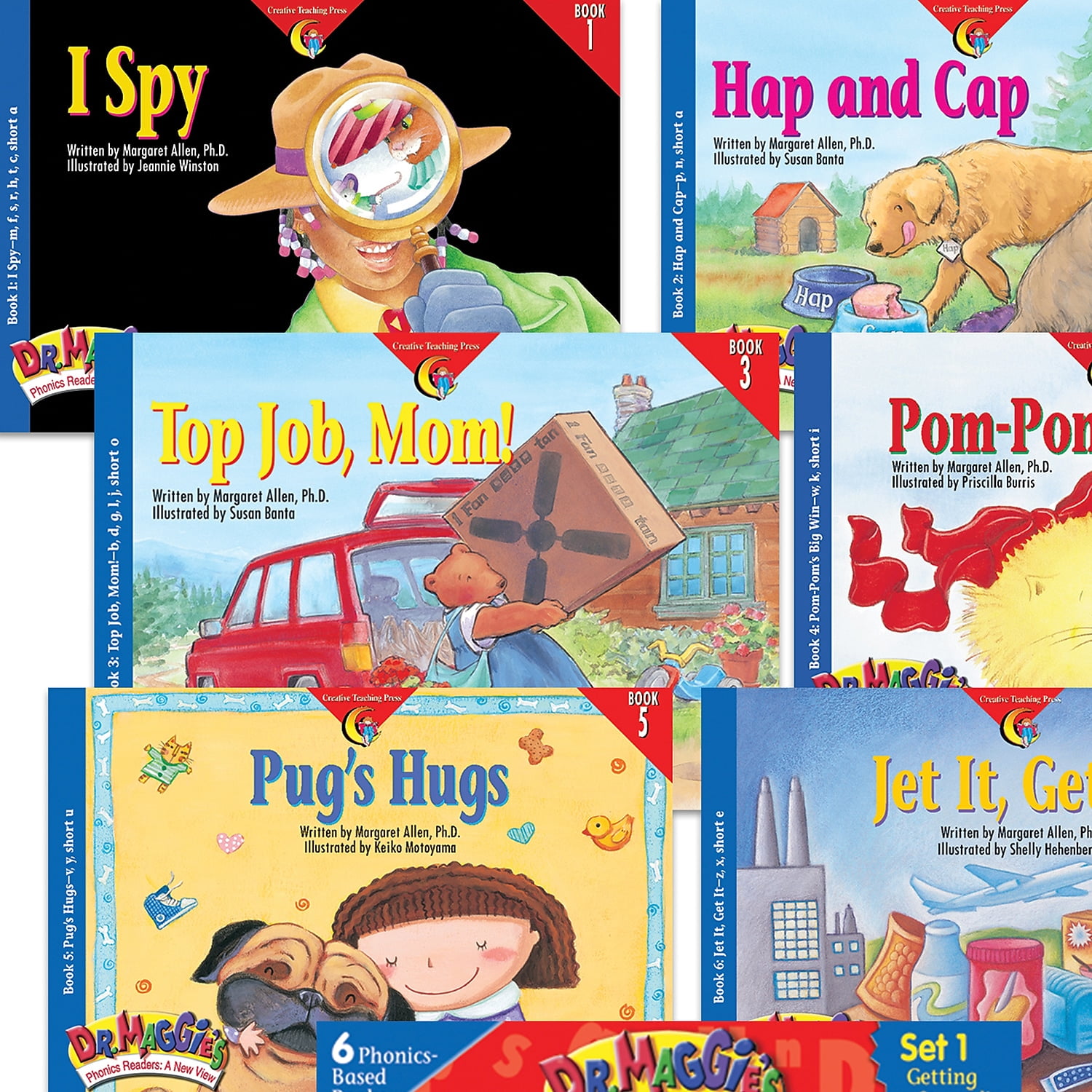 Creative Teaching Press® Dr. Maggie's Phonics Readers, Set 1: Getting Started!, Pack Of 6