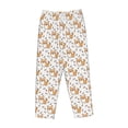 thumbnail image 4 of Haiem Corgi with Hearts Women's Pajama Pants Ultra Lightweight Pjs Bottoms Sleepwear Bottom Pants With Pocket Drawstring-Large, 4 of 9