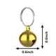 thumbnail image 5 of 24 Uds. De cascabeles para Collar de perro y gato, dijes para Collar de cascabeles para gato con llaveros, cascabeles coloridos para mascotas, colgante de campana ruidosa para gatito y cacho, 5 of 5