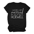 thumbnail image 1 of Camiseta de cuello redondo de moda para mujer, camiseta de manga corta, camiseta con estampado de letras, blusa Pompotops  hkajfhjk459432, 1 of 4